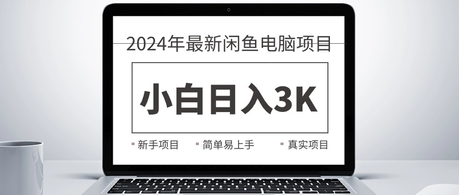 （10845期）2024最新闲鱼卖电脑项目，新手小白日入3K+，最真实的项目教学-蓝天网创