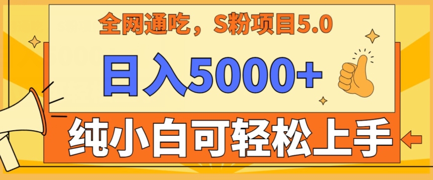 男粉项目5.0，最新野路子，纯小白可操作，有手就行，无脑照抄，纯保姆教学-蓝天网创