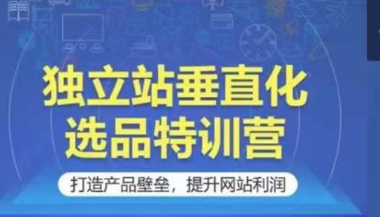 独立站垂直化选品特训营，打造产品壁垒，提升网站利润-蓝天网创