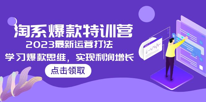 2023淘系爆款特训营，2023最新运营打法，学习爆款思维，实现利润增长-蓝天网创